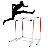 Hürden 1/2/5 Stück Leichtathletik-Hürden, Tragbare Fußball-Agility-Hürden für Kinder Und Erwachsene, Verstellbare Trainingshürden für Fußballsport, 76-106 cm(2pcs)