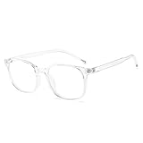 LNTICB Blaulichtfilter Brille Computerbrille Gaming Schutzbrille TR90 Brillenfassung Blaulichtbrille UV Blaues Blockiert Superleichte Verringerung der Augenbelastung Mode für Damen Herren