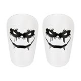Mini Schienbeinschoner Fußball Herren – 10×6 cm Schienbeinschoner Klein & Bequem – Mini Shin Pads für Jugendliche & Erwachsene – Dunkelgraue Schutzausrüstung