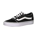 Vans Damen Ward Sneaker Ward Trainers, (SUEDE/CANVAS) BLACK/WHITE, 39 EU