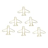 Generic Papierclips, Bindemittel Clips Kleine Papierklammern Metall mit 100 Stück für Bürohaus