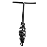 Phefop Deckelheber, Eisenkonstruktion, Camping-Deckelheber mit Komfortablem Spiralgriff für Schmortopf, 26 Cm Länge, Ideal Zum Kochen Im Freien