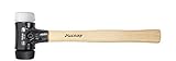 Wiha Schonhammer Safety mittelweich/sehr hart mit Hickory-Holzstiel, Rund-Schlagkopf (26658) 40 mm