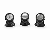 Pontec 90328 PondoStar LED warm Set 3 - LED-Schweinwerfer für Teich und Garten, Unterwasserbeleuchtung, warmweiße Gartenbeleuchtung, Schwarz