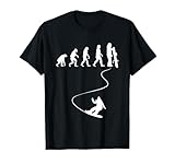 Gezeichnetes einfaches Evolution Snowboard T-Shirt