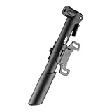 lopituwe Mini Fahrradpumpe, kompakte Handpumpe, 80 PSI Luftpumpe, hergestellt aus robustem Nylon für zuverlässige Leistung, tragbar, manuell, kompakt