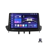 Autoradio Doppel Din Radio Kompatibel für Renault Megane 3 2008~2014 Auto Multimedia mit Carplay Android Auto, SWC, Rückfahrkamera