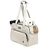 Hundetragetasche, klein, weicher Rucksack mit großen Taschen – bequeme Hundetrage für kleine Hunde, für Hunde und Katzen auf Reisen, Tierarztbesuche, Picknicks, Spaziergänge