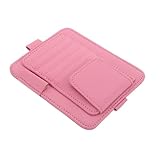 NUOBESTY Sonnenblenden Organizer aus PU Leder mit Kartenfächern und Magnetverschluss Auto Dokumentenhalter für Fahrzeugpapiere und Versicherung Aufbewahrungstasche für LKW und Pkw