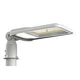LUXULA LED Straßenleuchte 100W 12000lm - 4000K Neutralweiß - IP65 Außenleuchte - Mast- und Wandmontage - LED Wegeleuchte Mastaufsatzleuchte für Ø 60mm Mast - Straßenbeleuchtung