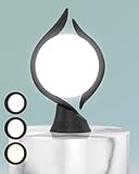 UV-Freie LED Tageslichtlampe Schreibtisch 10000 Lux Sonnenlicht, Lichttherapielampe mit 5 Einstellbare Helligkeitsstufen, Weiß/Warm Weiß/Warmes Licht&Timer, LED Lichttherapie Lampe Gegen Depressionen