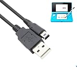 JZK Ladekabel kompatibel mit Nintendo 3DS, 1,2 m USB-Ersatz-Daten-/Ladekabel Anschlusskabel für Nintendo 3DS, DS, DSi, 3DS XL, 2DS, New 3DS, New 3DS XL, New 2DS XL
