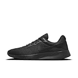 Nike Herren Tanjun Walking-Schuh, Black/Black-Barely Volt, 44,5 EU