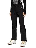BOLF Damen Skihose Snowboard Ski Pants Trekking Snow Bibs Hiking Outdoor Wanderhose Winter Sport Freizeit Casual Style W702 Schwarz XXL [F6F]