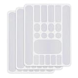 Lumi Zenva 3 Stück Fahrrad Rahmen Schutz Carbon Aufkleber, Fahrrad Schutzfolie, Rahmenschutzfolie Fahrrad, Schutzfolie gegen Lackschäden – Für MTB, E-Bike, Trekking- & Citybike geeignet