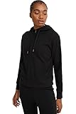 C&A Damen Hoody Sweatjacke Hoody Sweatjacket Unifarben Sweatshirts schwarz M