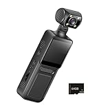 Watreketal Handheld 4K Sportkamera 180 Grad Small Sport LCD Screen Pocket Action Camcorder Travel Bike Recorder Night