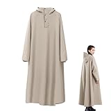 Erwachsene Ponchos mit Kapuze | Unisex Fahrrad Regenmantel - Langer Wiederverwendbarer Fahrrad Regenmantel für Motorrad Roller Jagen Reisen Camping Berg Angeln Wandern und Outdoor Aktivitäten