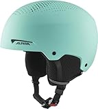 Alpina Unisex-Kinder ZUPO Skihelm, Turquoise matt, 48-52