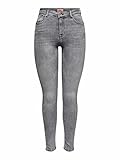 ONLY Damen Onlpower Mid Push Up Sk Azg937 Noos Jeans, Grey Denim, M / 32L EU