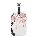 Gepäckanhänger aus PU-Leder für Gepäckanhänger, Multi 8,