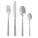 Russell Hobbs Besteckset 24-teilig, Edelstahl Besteck Set für 6 Personen, Vienna Besteckset mit Messern, Gabeln, Teelöffeln & Esslöffeln, Spiegelpoliert & Spülmaschinenfest