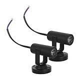 JEWEDECO 2 Stück LED Bühnenstrahler Mini Spotlights mit Rotierbarem Scharfem Licht Rote und Blaue Effekte für Disco Ktv Bars Partys und Bühnenauftritte Vielseitige Indoor beleuchtung