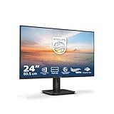 Philips 24E1N1100A - 24 Zoll Full HD Monitor, eingeb. Lautsprecher, 1 ms Reaktionszeit (1920x1080, 100 Hz, VGA, HDMI 1.4) schwarz