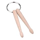 LIFKOME Einzigartiger Drumstick Schlüsselanhänger aus Robustem Material Kreatives Design als Praktischer Schlüsselring und Stilvoller Anhänger für Musiker und Fans Kompakt und Leicht