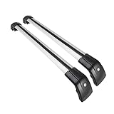 Dachträger für Peugeot 308 SW 2007-2019, Dachgepäckträger Fahrradträger Dachboxen Skihalter Querträger Zubehör,Black-Silver