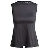 adidas Damen Studio Tank Top Tanktop, Black/Grey Six, S