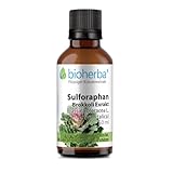 BIOHERBA Natürliches Sulforaphan – Brokkoli Extrakt Tinktur – 50 ml Tropfen – Vegan, mit Selen – Nahrungsergänzungsmittel, PZN 18217869
