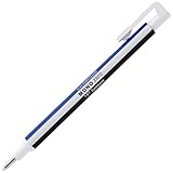 Tombow EH-KUR Präzisionsradierer MONO zero nachfüllbar runde Spitze, Durchmesser 2.3 mm, weiß/blau/schwarz 1 Stück (1er Pack)