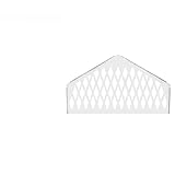 BlissfulAbode Edelstahl BBQ Grillnetz, rundes Drahtgeflecht zum Grillen, 304 Edelstahlkonstruktion, leicht mit Seife und Wasser zu reinigen,