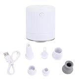 TOPINCN Tragbare Luftpumpe für Schlauchboote, Elektrische Mini-Luftpumpe Zum Schnellen Aufblasen und Entleeren mit LED-Licht, Ballonpumpe für Poolschwimmer, Schwimmringe,