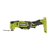 RYOBI 18 V ONE+ Akku-Multitool RMT18-0 (Oszilationswinkel 3,0°, Schwingzahl 0-20.000 min-1, variable Geschwindigkeitsregulierung, LED-Beleuchtung, inkl. Zubehör, ohne Akku & Ladegerät im Karton)
