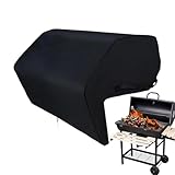 Eingebaute Seitenbrennerabdeckung, eingebaute BBQ Grillabdeckung, Wasserdichtes Branchenabdeckung, Windschutzbrenner Beschützer für die Snug -Passform, Alles Wetterschutz