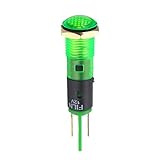 Alamor Dc 12V 8Mm Led-Anzeige Auto Boot Light Pilot Dash Armaturenbrett Kontrollleuchte-Grün