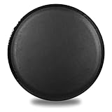 Geloo 13 Zoll Schwarz Reserveradabdeckung Universal Soft Leder Reifenabdeckung