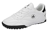 JAKO Unisex J-st Signature Fussballschuh, White Jet Black, 45 EU