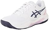 ASICS Damen Gel-Dedicate 8 Clay Sneaker, Weiss/Indigo Nebel, 36 EU