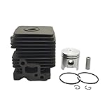 wYLGEK Zylinderkolbensatz for 34 mm FS38 FS45 FS46 FS55 BG45 BG46 BG55 BG65 BG85 BR45C und BT45 FC55 HL45 HS45 Freischneider-Gebläse