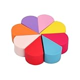 8 Stück Make Up Schwamm, Beauty Blender Sponge, Beauty Blender Gesichts-Grundierung, Gesicht Powder Puff Kosmetik Werkzeug für Flüssigkeit Foundation Puder Sonnenschutz und Creme
