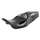 Zweisitziger schwarzer Fahrer-Beifahrersitz, kompatibel mit Harley Touring Electra Glide 09-21