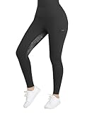 Harrison Howard Damen Reithose, Vollbesatz, Silikongriff, Reithose, Reithose, hohe Taille, new black, M