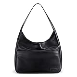 KALIDI Faux Leder Handtasche Damen Taschen Vintage Hobo Bag Tote Bag Damen Umhängetasche Groß Shopper mit Reißverschluss für Schule Büro Arbeit Reisen Ausflug Einkauf