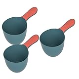 Abaodam 3 Stück Teiliges Badewannenkübel mit Kunststoff Wasserschöpfer Ergonomisch Geformt Vielseitig für Badezimmer Garten und Haarwäsche rutschfest und Einfach zu Handhaben für Haushalt