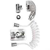 Flexibler Handbrause für Waschbecken mit komplettem Zubehör-Set (ABS-Umsteller)