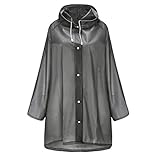 DEARMAMY Regenmantel für Erwachsene mit Kapuze Regenanzug Erwachsene Outdoor Regenjacke Wasserdichter Regenponcho Regenjacke Outdoor Regenponchos für Erwachsene tragbarer Regenmantel