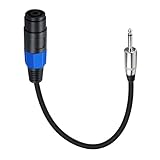 YHAILI Speakon Auf 1/4 Mono Lautsprecherkabel 6 35 Mm (1/4 Zoll) Stecker Auf Speakon Buchse Lautsprecher Anschlusskabel Ersatz 0 5 M